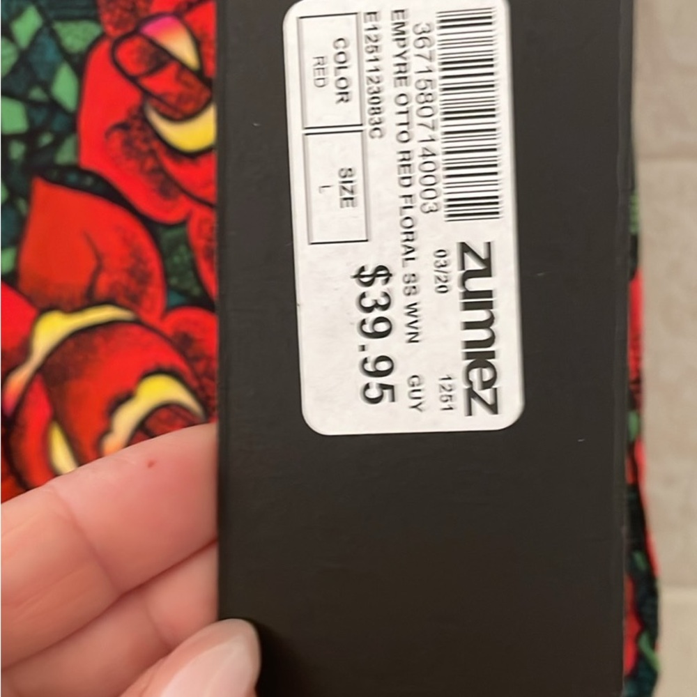 Zumiez Empyre Otto Red Floral Shirt - Picture 4 of 5